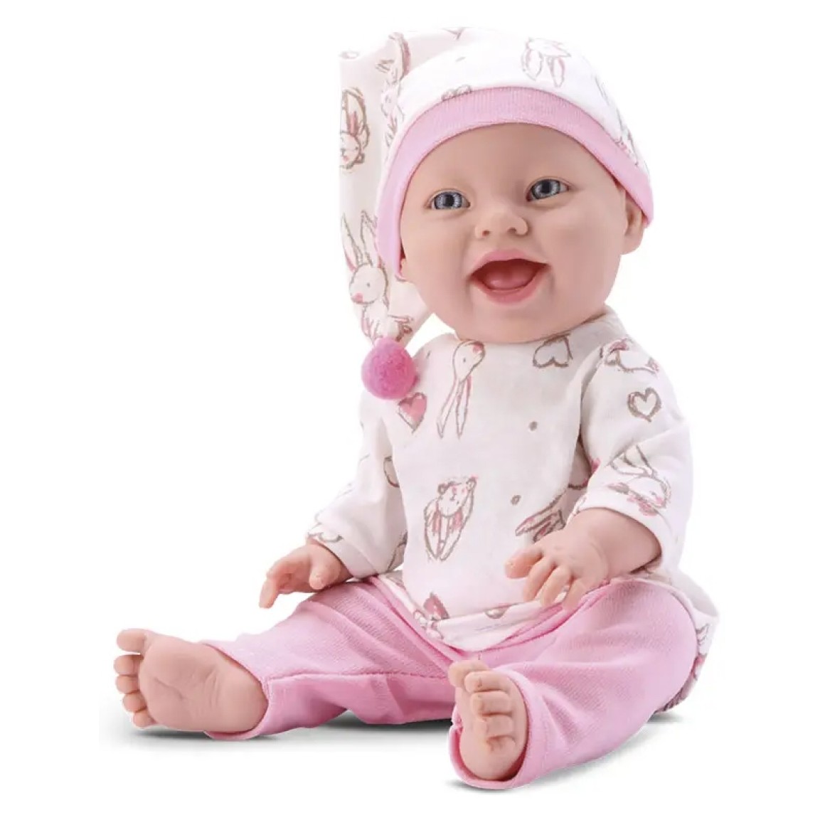 BONECA BEBE SONINHO REBORN COM TIARA 2652 COTIPLAS