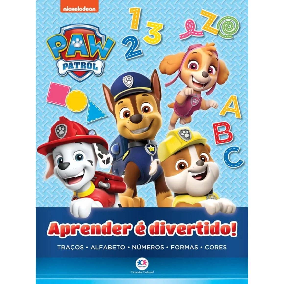 Jogo de Cartas Infantil Jogo Patrulha Canina 33 Cartas 6 em 1