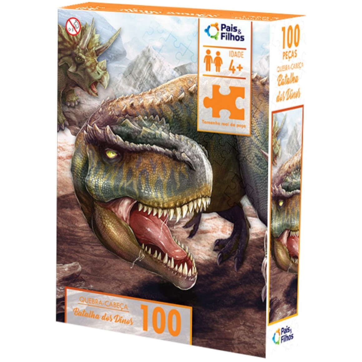 Quebra Cabeça Dinossauro T-rex 150 Peças